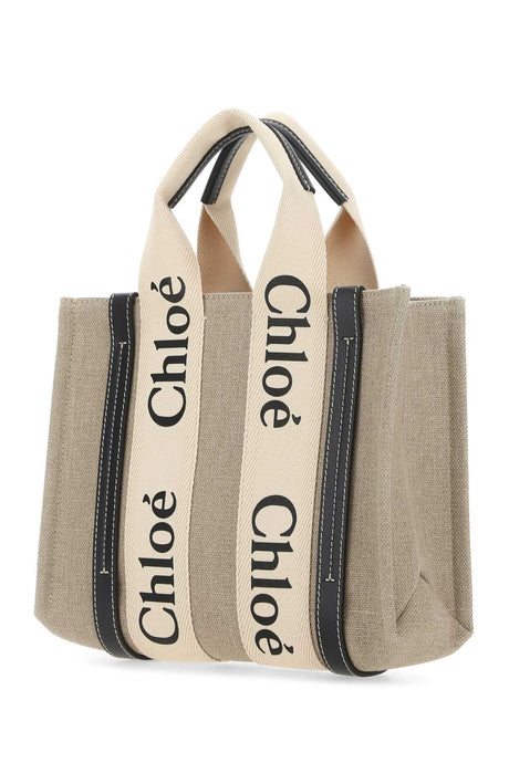 CHLOE Mini Multicolor Fabric Small Shopping Handbag