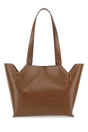 BOYY YY WEST Luxury Brown Leather Shoulder Handbag - 54 cm x 24 cm x 14 cm