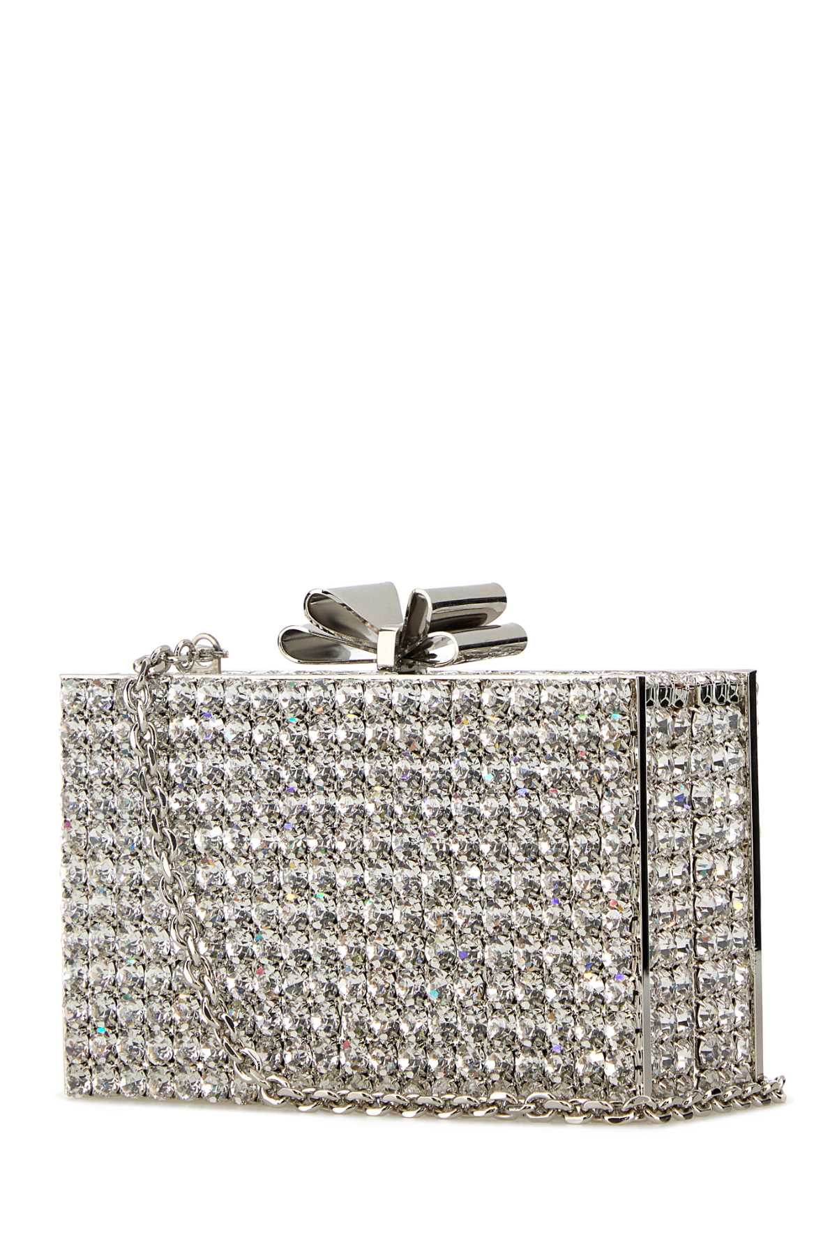 MACH&MACH Mini Embellished Metal Cadeau Clutch