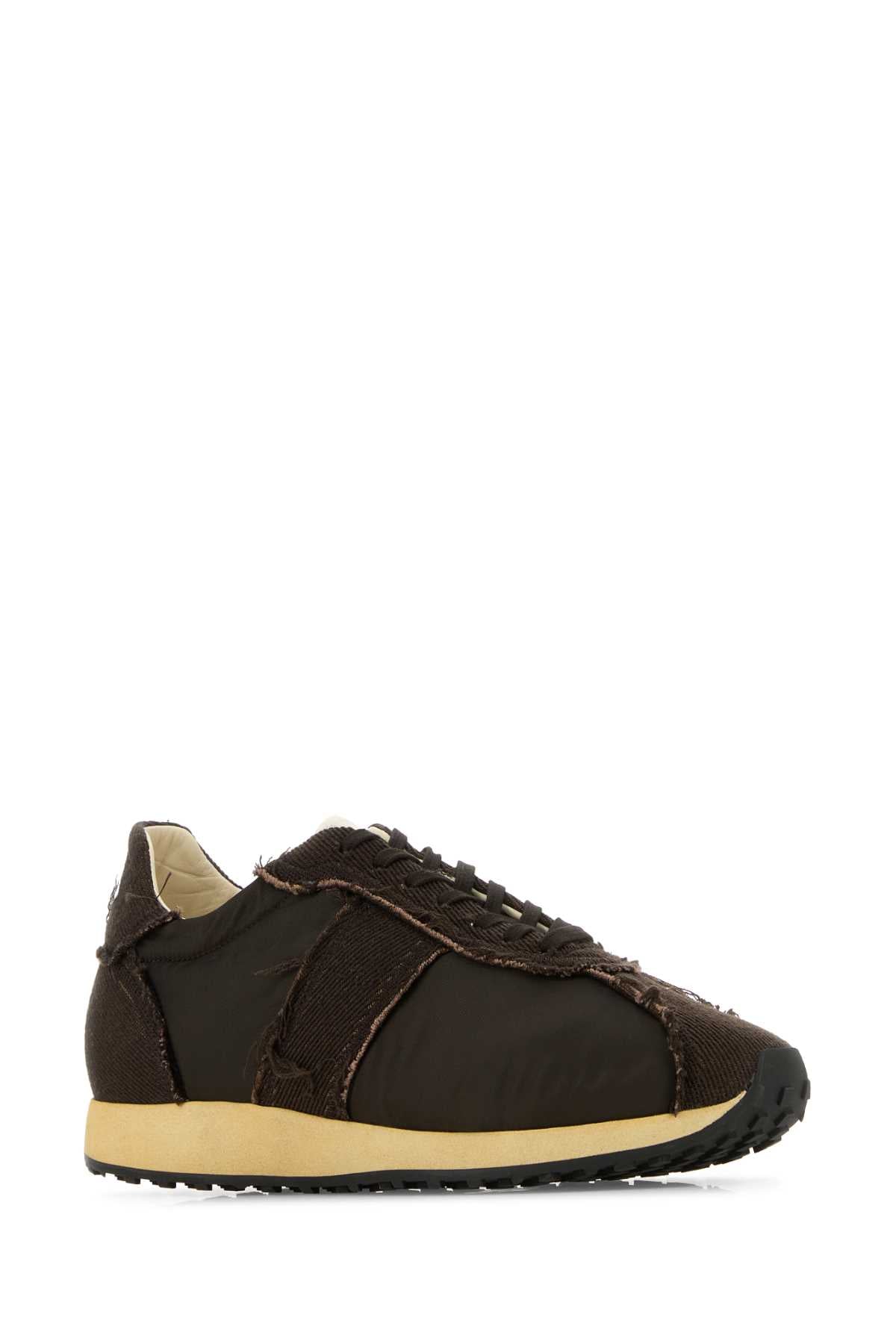 THE ROW Brown Canvas & Fabric Mika Sneaker - Men's Size