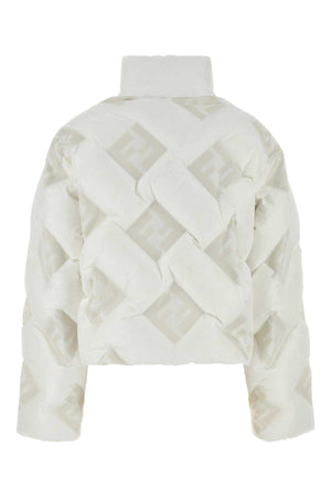 FENDI Chic Women's White Down Jacket