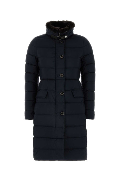 MOORER Midnight Blue Mini Down Jacket for Women