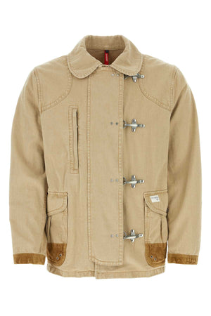 FAY Beige Cotton Jacket for Men