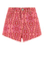 ETRO Women's Printed Stretch Denim Shorts - Mini Style