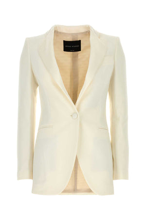 HEBE STUDIO Elevate Your Look: White Cady Blazer