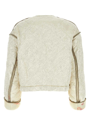 DRIES VAN NOTEN Luxury Silk Blend Bomber Jacket