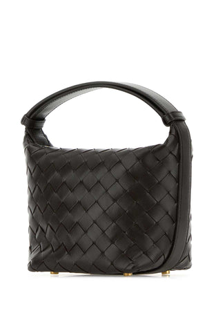 BOTTEGA VENETA Mini Dark Brown Leather Candy Handbag