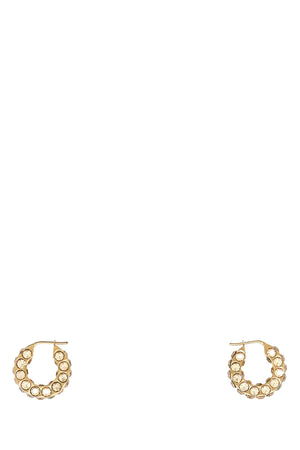 AMINA MUADDI Mini Embellished Metal Earrings