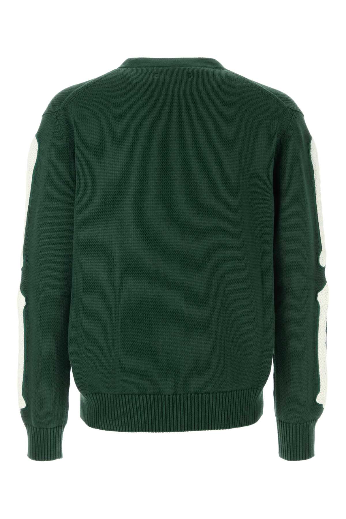 AMIRI Dark Green Cotton Cardigan for Men