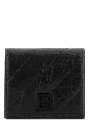 BALENCIAGA Mini Black Leather Wallet