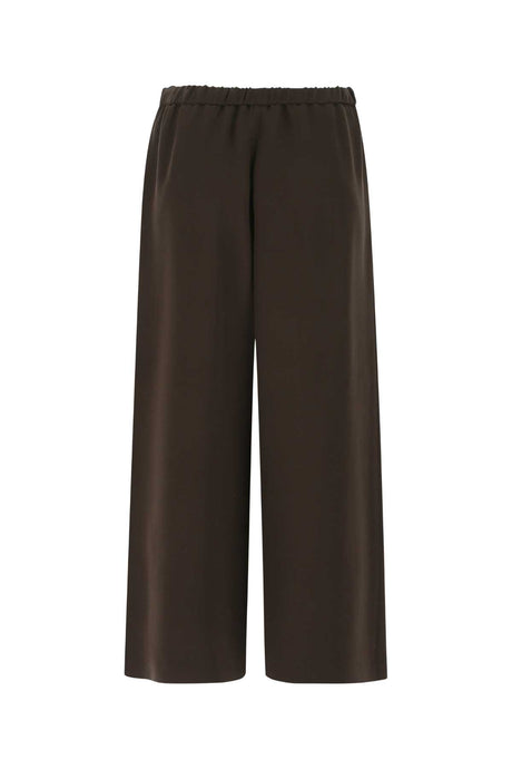 VALENTINO GARAVANI Chocolate Crepe Culotte Pants