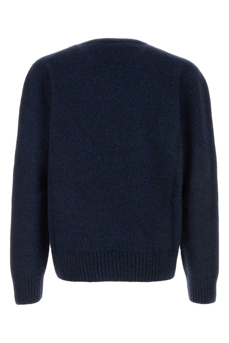 ALEXANDER MCQUEEN Melange Wool Blend Sweater for Men