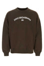 DOLCE & GABBANA Classic Brown Cotton Sweatshirt for Men