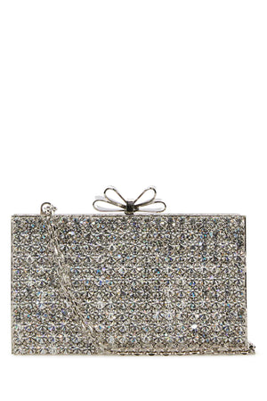 MACH&MACH Mini Embellished Metal Cadeau Clutch