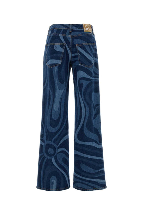 EMILIO PUCCI Printed Stretch Denim Jeans for Women