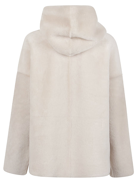 ENES FUR HOODED JACKET