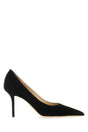 JIMMY CHOO Elegant Suede Love 85 Pumps - 3.4 Inch Heel