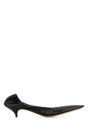 THE ROW Elegant Black Leather Knitten Pumps with 3.5 cm Heel