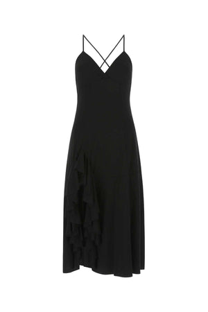 LOEWE Sleek Black Stretch Dress