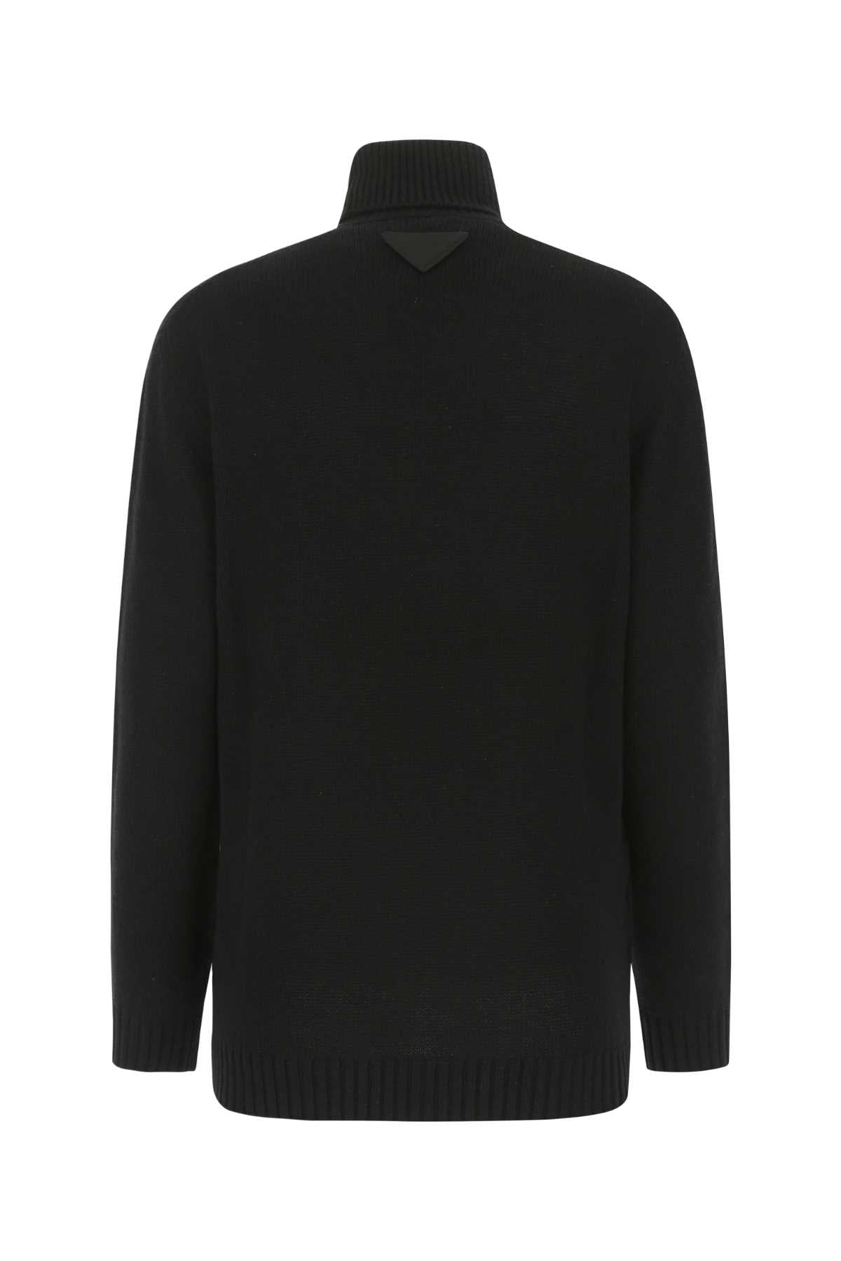 PRADA Luxury Black Cashmere Sweater