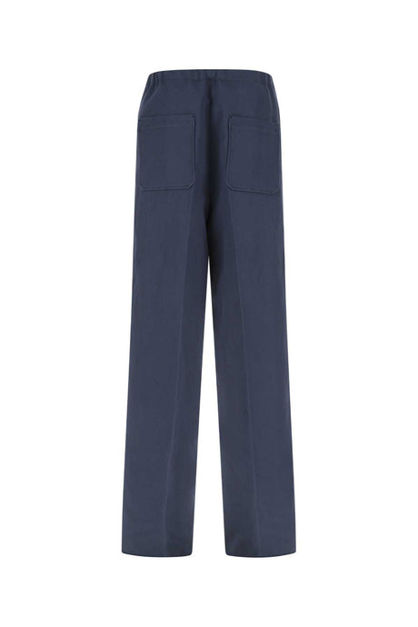 ZEGNA Wide-Leg Cotton Blend Pants for Men