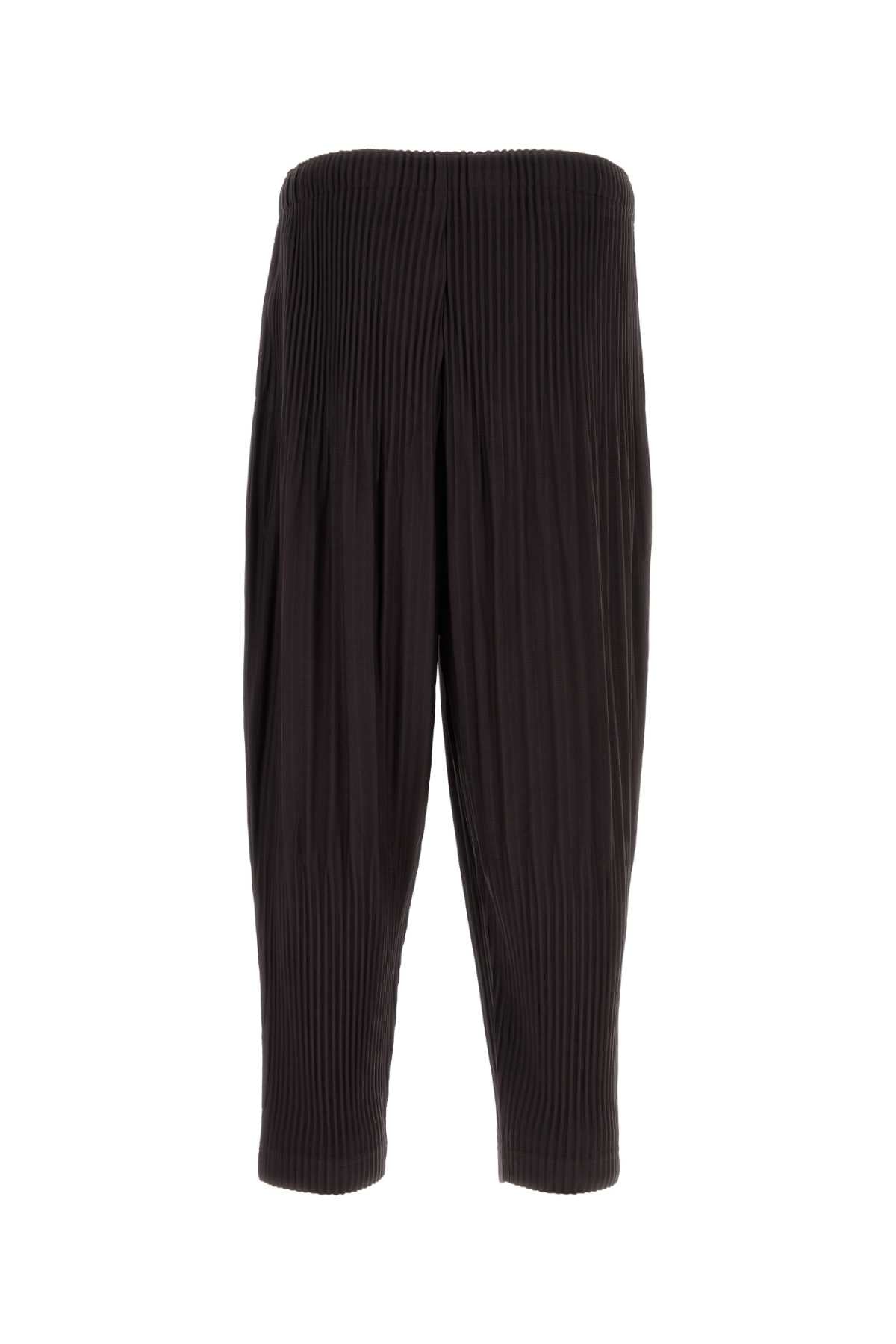 HOMME PLISSE' ISSEY MIYAKE Premium Polyester Pants for Men - Aubergine