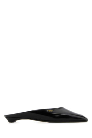 PRADA Chic Black Leather Slippers for Women