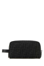 FENDI Embroidered Jacquard Beauty Case - 19 cm x 10 cm x 8 cm