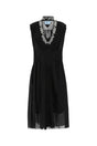 PRADA Elegant Black Viscose Dress