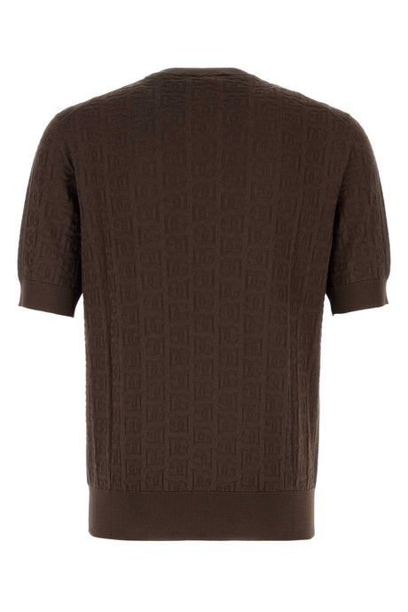 DOLCE & GABBANA Luxurious Silk T-Shirt for Men