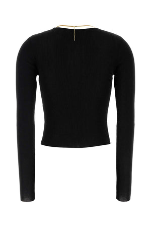 ALEXANDER WANG Chic Black Viscose Top for Women - Perfect for Every Occasion