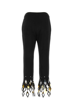 PACO RABANNE Chic Black Polyester Pants for Women