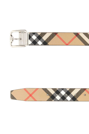 BURBERRY Printed Reversible Belt - 3.5 cm Height