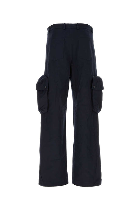 BOTTER Midnight Blue Stretch Cotton Cargo Pants (2024 Collection)