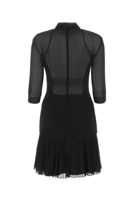 GIVENCHY Chic Black Stretch Viscose Blend Mini Dress