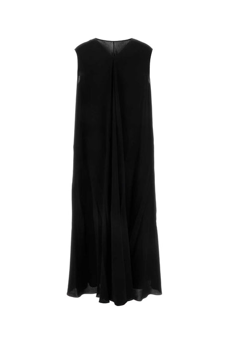 THE ROW Elegant Black Crepe Palau Dress - Women's 2024 Collection