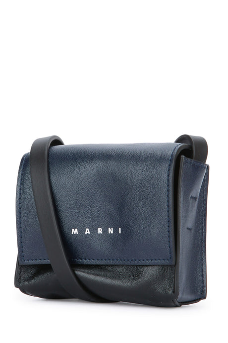 MARNI Mini Leather Crossbody Bag for Men