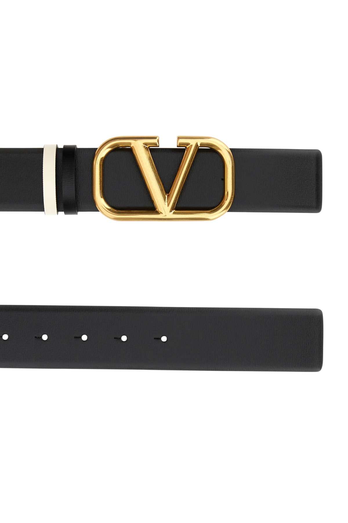 VALENTINO GARAVANI Reversible VLogo Signature Belt - Height 4 cm