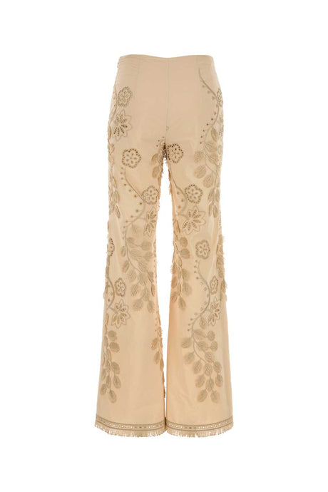 ALBERTA FERRETTI Chic Beige Pant for Women