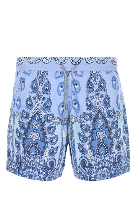 ETRO Printed Polyester Swimming Shorts