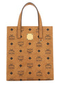 MCM Mini Printed Canvas Shopping Handbag