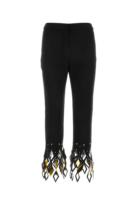 PACO RABANNE Chic Black Polyester Pants for Women