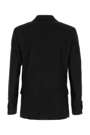 AMI Classic Black Wool Blazer for Men