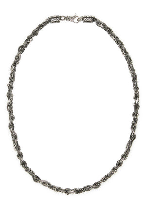 EMANUELE BICOCCHI 925 Silver Treccia Necklace - 49 cm