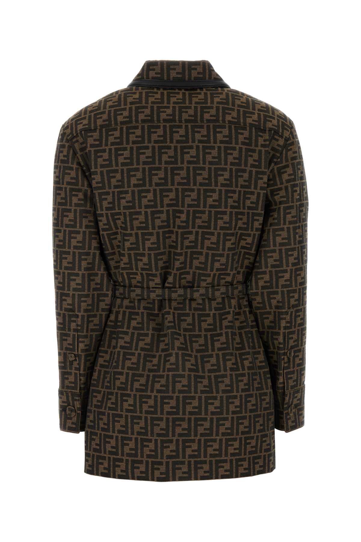 FENDI Embroidered Canvas Shirt for Women - 24W Season