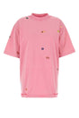 BALENCIAGA Chic Pink Cotton T-Shirt for Women