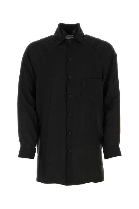 YOHJI YAMAMOTO Sophisticated Black Cellulose Shirt for Men