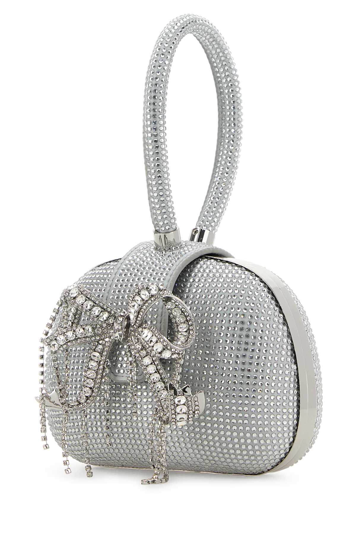 SELF PORTRAIT Mini Embellished Satin Handbag