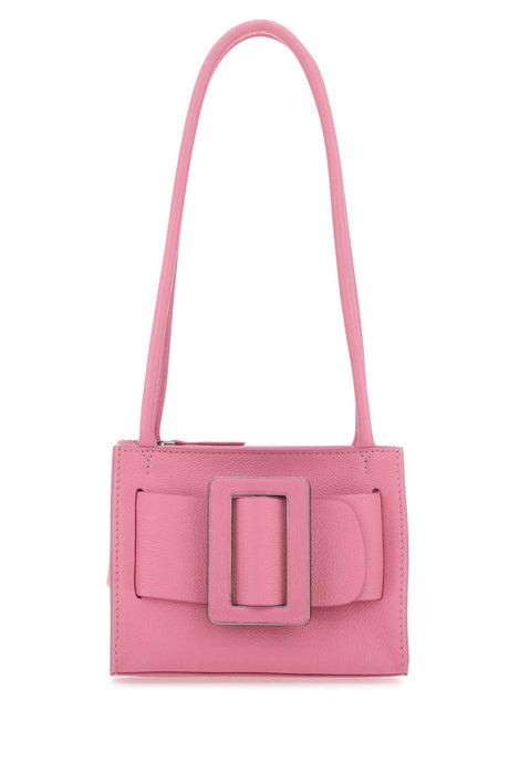 BOYY Mini Soft Shoulder Handbag - Pink Leather