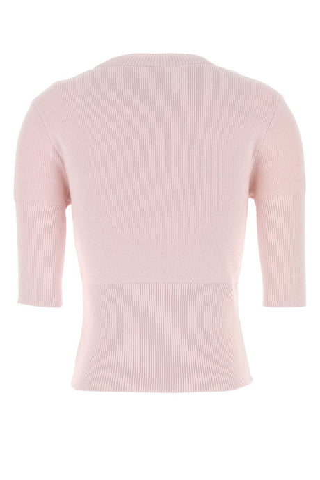 GIVENCHY Pastel Pink Cotton Blend Sweater for Women